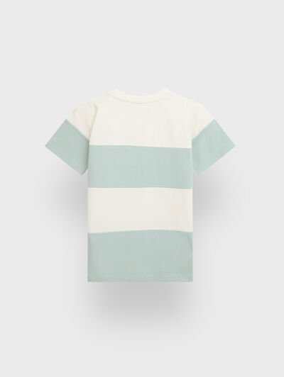 CAMISETA STRIPES KIDS VERDE