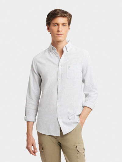 CAMISA LINO RAYAS BD