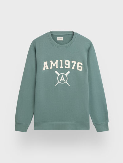 SUDADERA PATCH VERDE