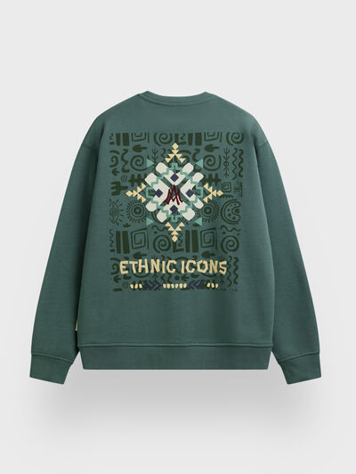 SUDADERA ETHNIC VERDE