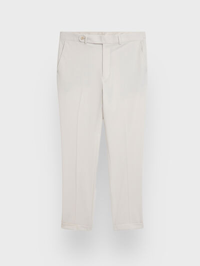 PANTALON NAPOLI ROYAL TWILL CRUDO