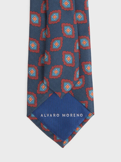 CORBATA PRINTED AZUL