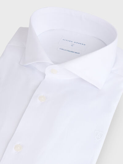 CAMISA VESTIR PANAMA BLANCO