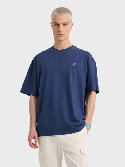 CAMISETA OVERSIZE AZUL MARINO