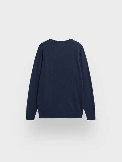 JERSEY ROUND NECK KIDS AZUL MARINO