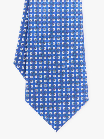 CORBATA JACQUARD MF AZUL