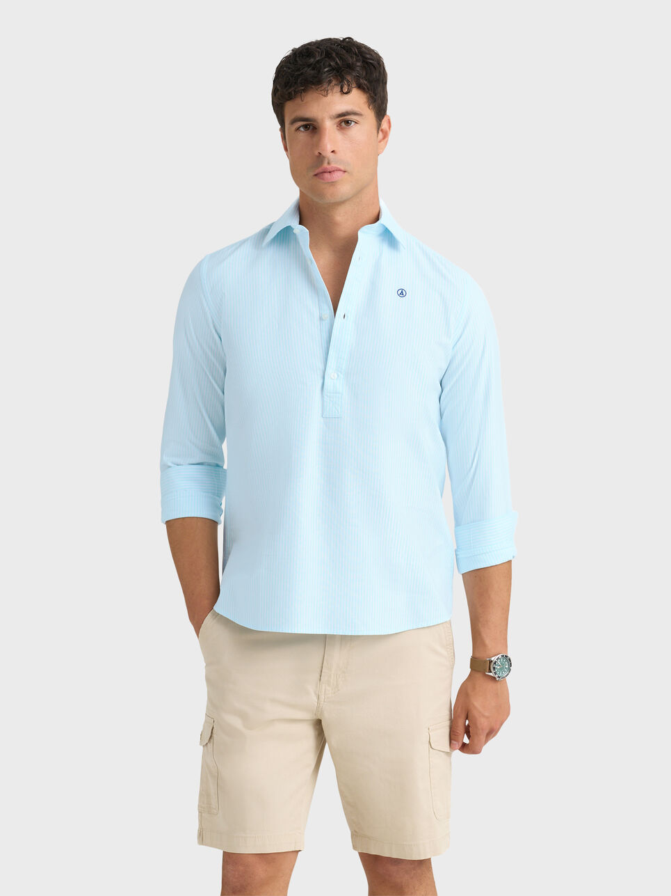 POLERA OXFORD RAYAS