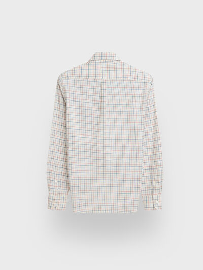 CAMISA HUNTER CHECKS AZUL MARINO