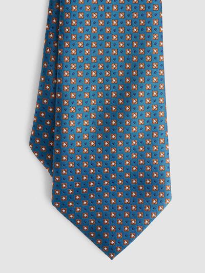 CORBATA JACQUARD MF AZUL
