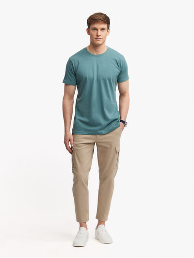 CAMISETA BASICA AZUL