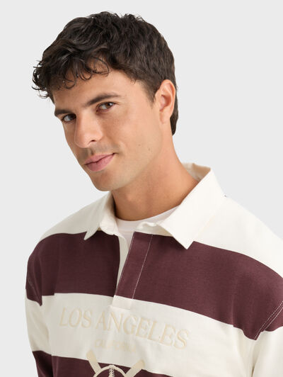 POLO LOS ANGELES BURDEOS