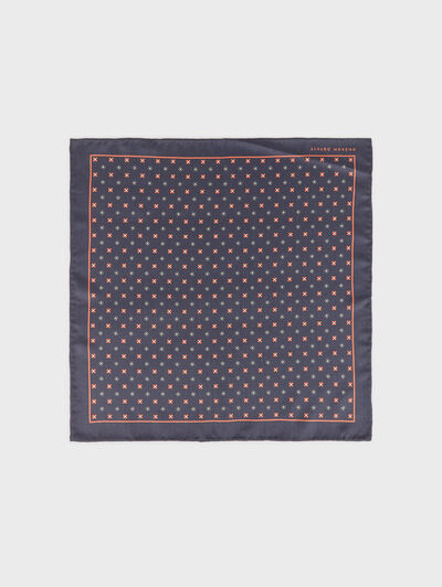 PAÑUELO PRINTED AZUL MARINO