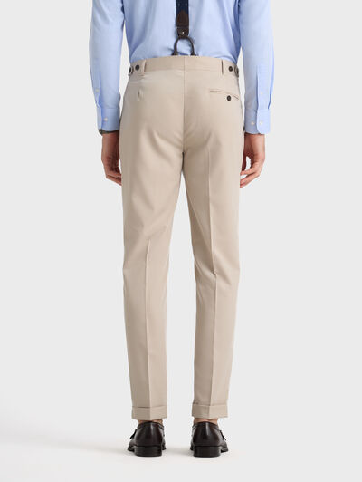 PANTALON NAPOLI ROYAL TWILL BEIGE
