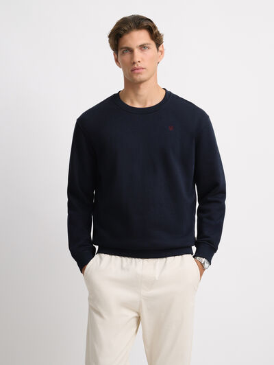 SUDADERA BASICA AZUL MARINO