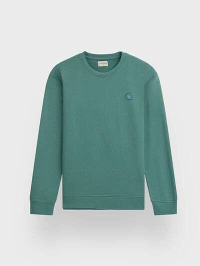 SUDADERA BASIC SPRING VERDE