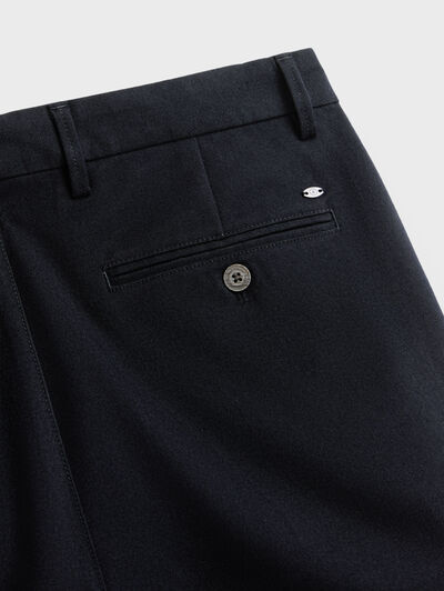 PANTALON CARGO FRANELA AZUL MARINO