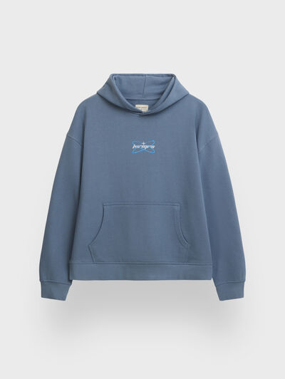 SUDADERA AUTHENTIC AZUL