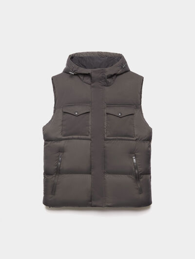 CHALECO YOKKER GRIS