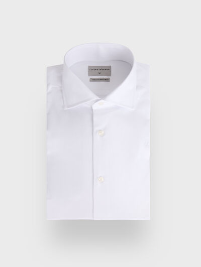 CAMISA ROMA TWILL P.DOBLE BLANCO
