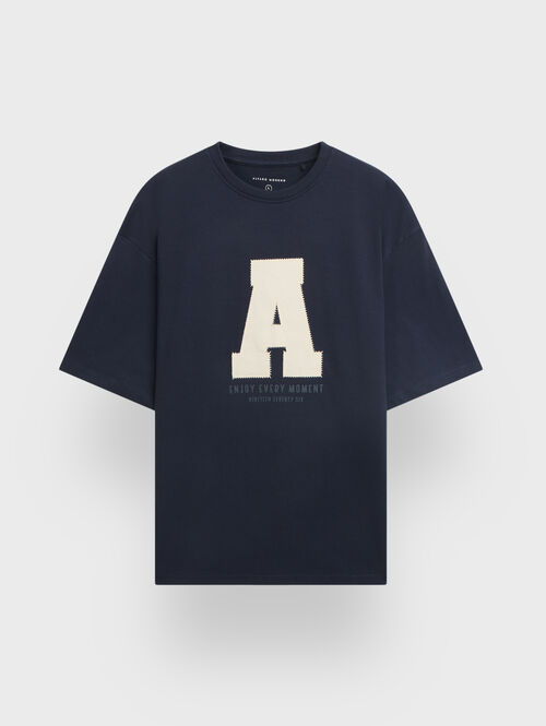 CAMISETA MOMENTUM AZUL MARINO