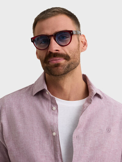 CAMISA LINO ALEX ROSA