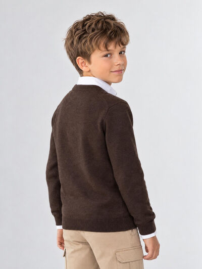 JERSEY ROUND NECK KIDS MARR&Oacute;N