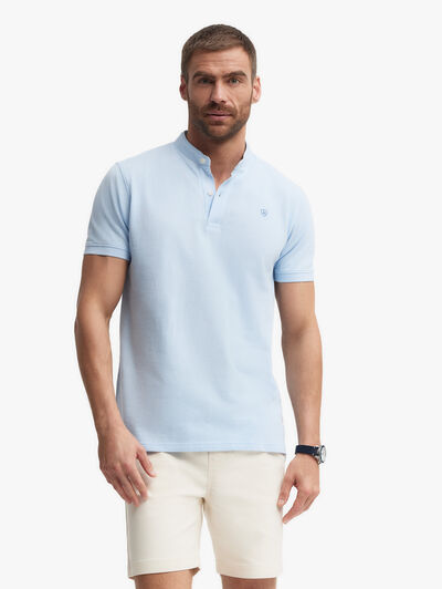 POLO MAO CELESTE
