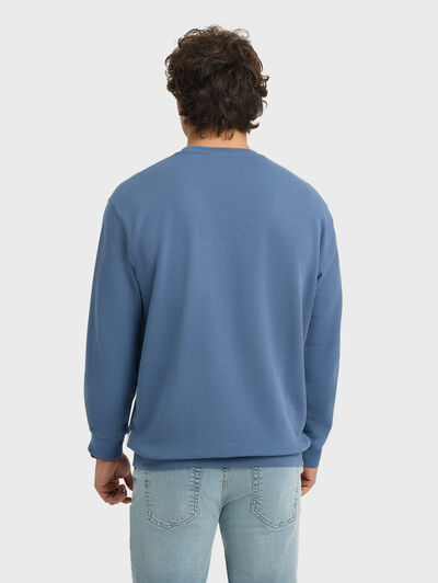 SUDADERA VINTAGE AZUL