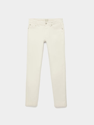 PANTALON 5 BOLSILLOS CRUDO