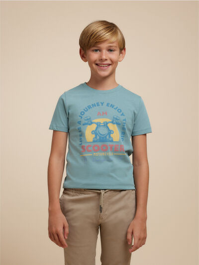 CAMISETA SCOOTER KIDS VERDE