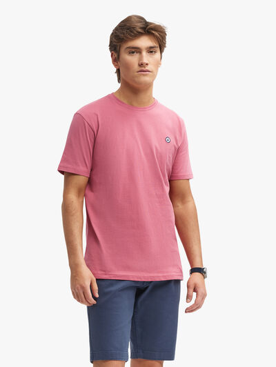 CAMISETA PATCH ROSA