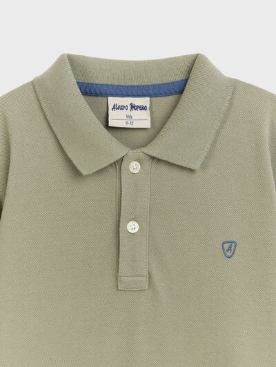 POLO BASIC KIDS VERDE