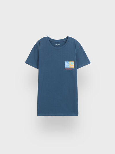 CAMISETA SEA KIDS AZUL MARINO