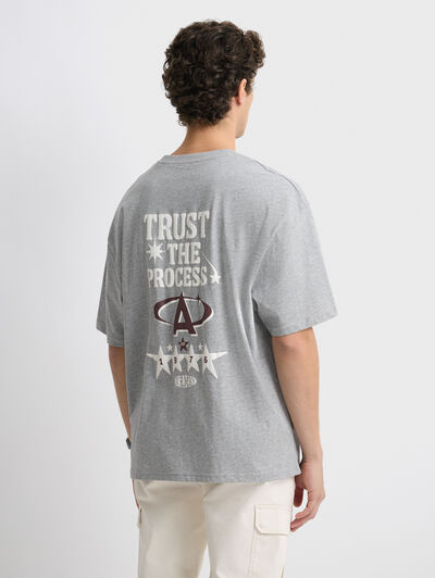CAMISETA TRUST GRIS