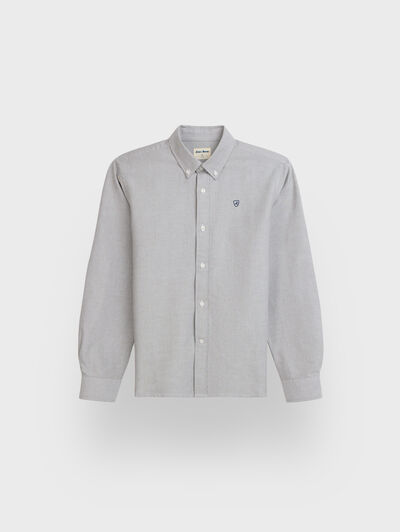 CAMISA OXFORD SOLID KIDS VERDE