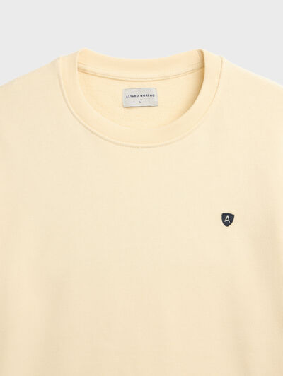 SUDADERA BASICA AMARILLO