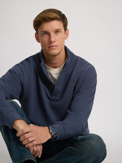 SUDADERA BRAX AZUL MARINO