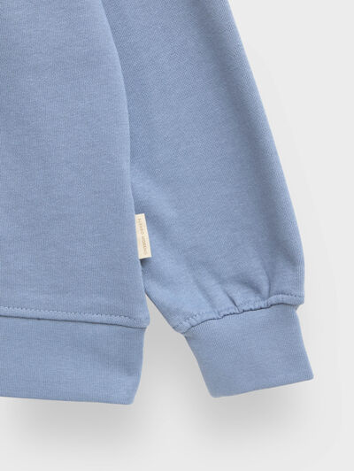 SUDADERA BASICA AZUL