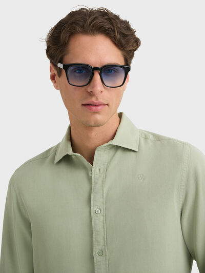 CAMISA TENCEL VERDE