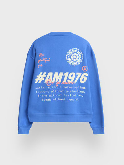 SUDADERA GENUINE AZUL