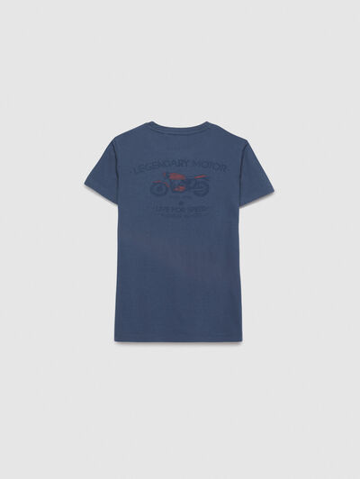 CAMISETA MOTOR KIDS AZUL