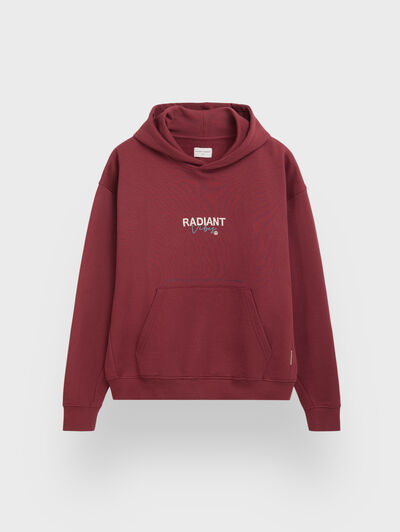 SUDADERA RADIANT BURDEOS