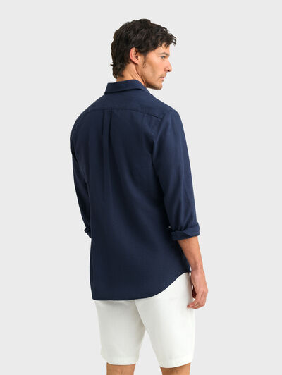 POLERA LINO JACK AZUL MARINO