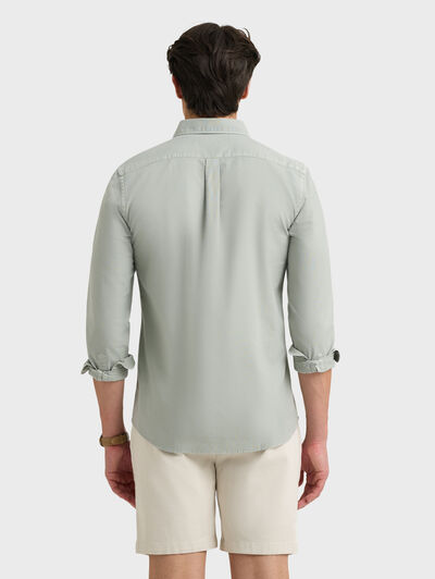 CAMISA OXFORD POCKET DYE VERDE