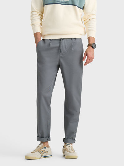 PANTALON LINO AZUL