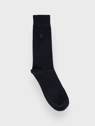 CALCETINES LISO AZUL MARINO