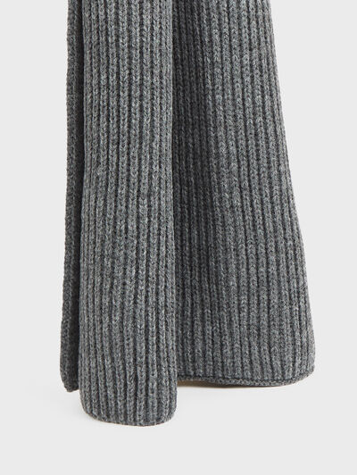 BUFANDA PUNTO KIDS GRIS