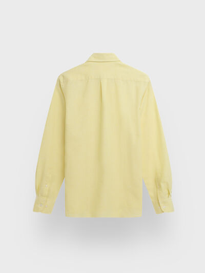 CAMISA LINO CHAMBRAY AMARILLO