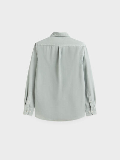 CAMISA POPELIN VERDE