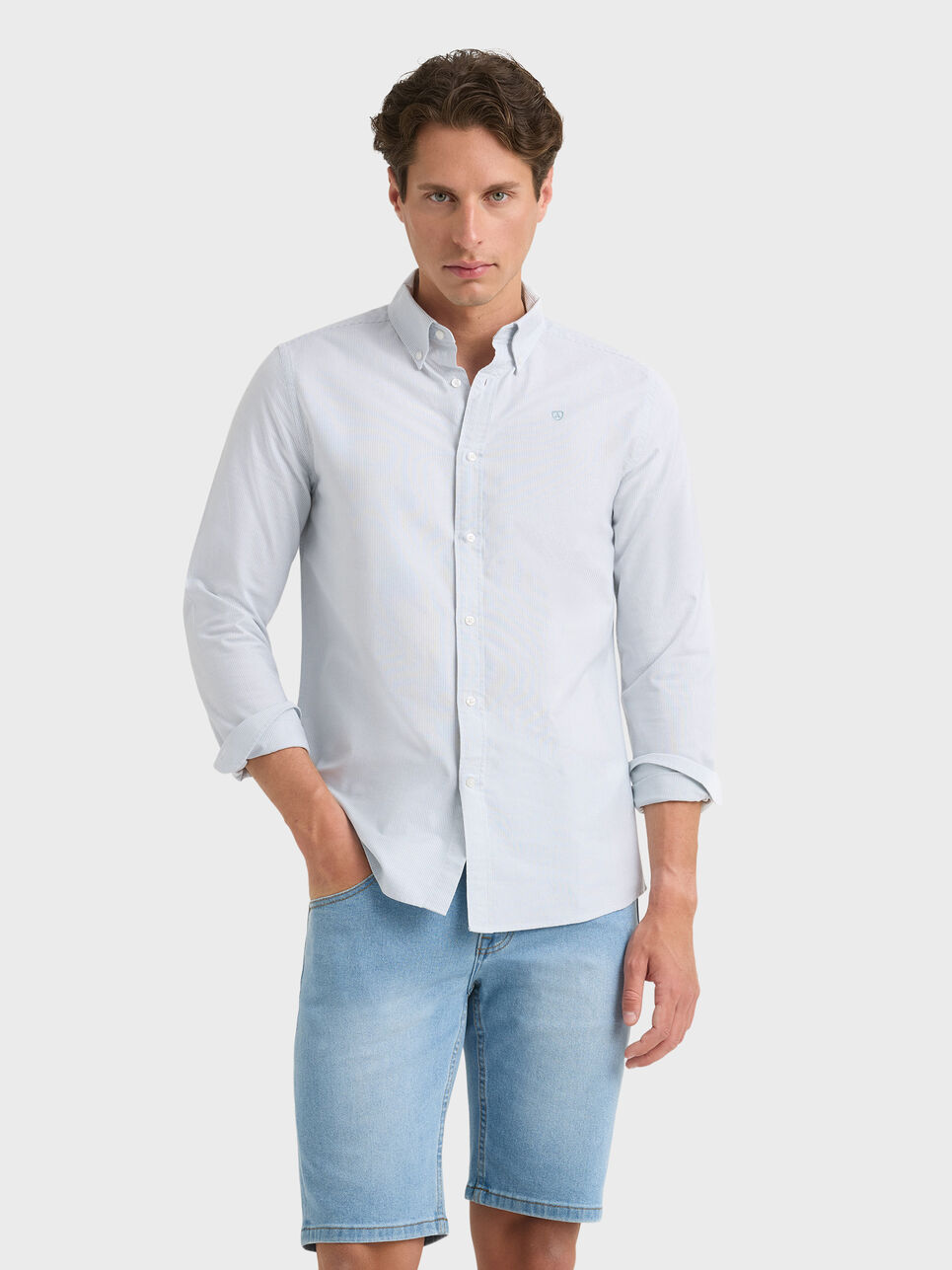 CAMISA OXFORD MIL RAYAS